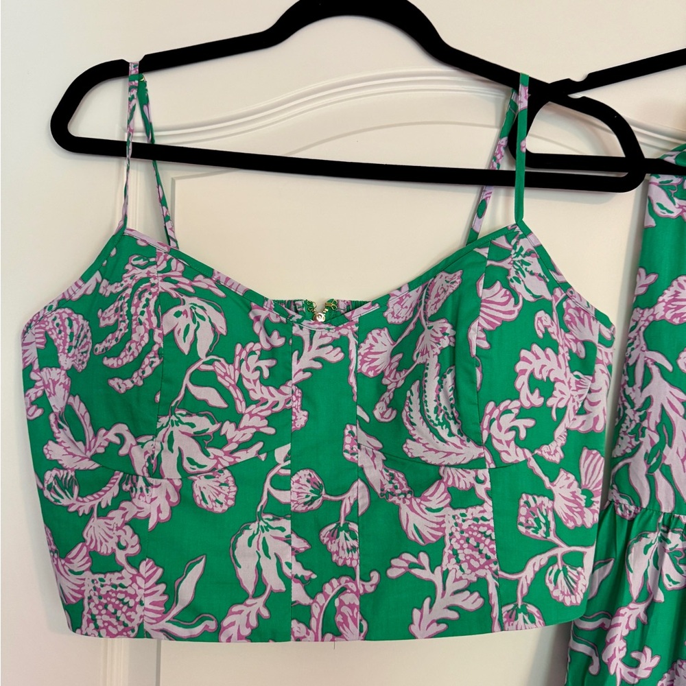 Lilly Pulitzer - Winslow Cotton Maxi Set (never worn) - Picture 2 of 5